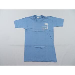 Maui Kuleana Lahaina Hawaii Blue T-shirt Youth Sz L 14-16 Double Sided 1980s